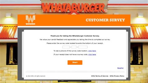 Whataburger Customer Survey at Whataburgervisit.com